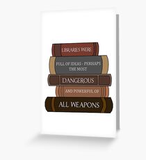 Libraries were full of ideas... Greeting Card