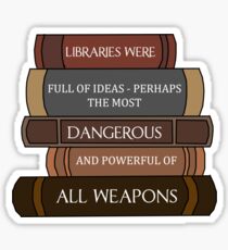 Libraries were full of ideas... Sticker