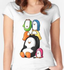 Humphrey and Friends Women's Fitted Scoop T-Shirt