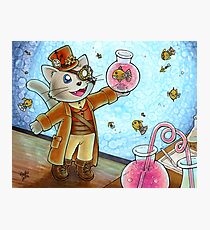 Steampunk Cat Photographic Print