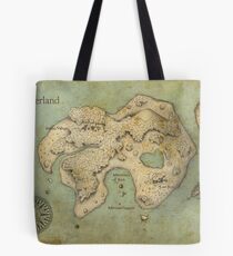 Peter Pan Neverland Map Tote Bag