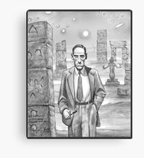 HP Lovecraft - Explorer of Strange Worlds Canvas Print