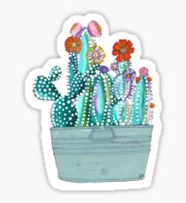 Colored Callous Cacti Sticker