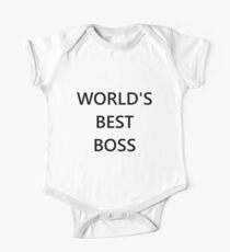 The World's Best Boss Office One Piece - Short Sleeve