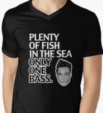 Plenty of Fish in the Sea Only One Bass Men's V-Neck T-Shirt