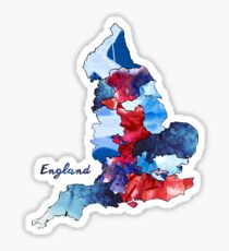 Watercolor Countries - England Sticker