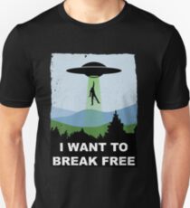 Camiseta unisex Quiero liberarme - Freddie regresa a Mercury