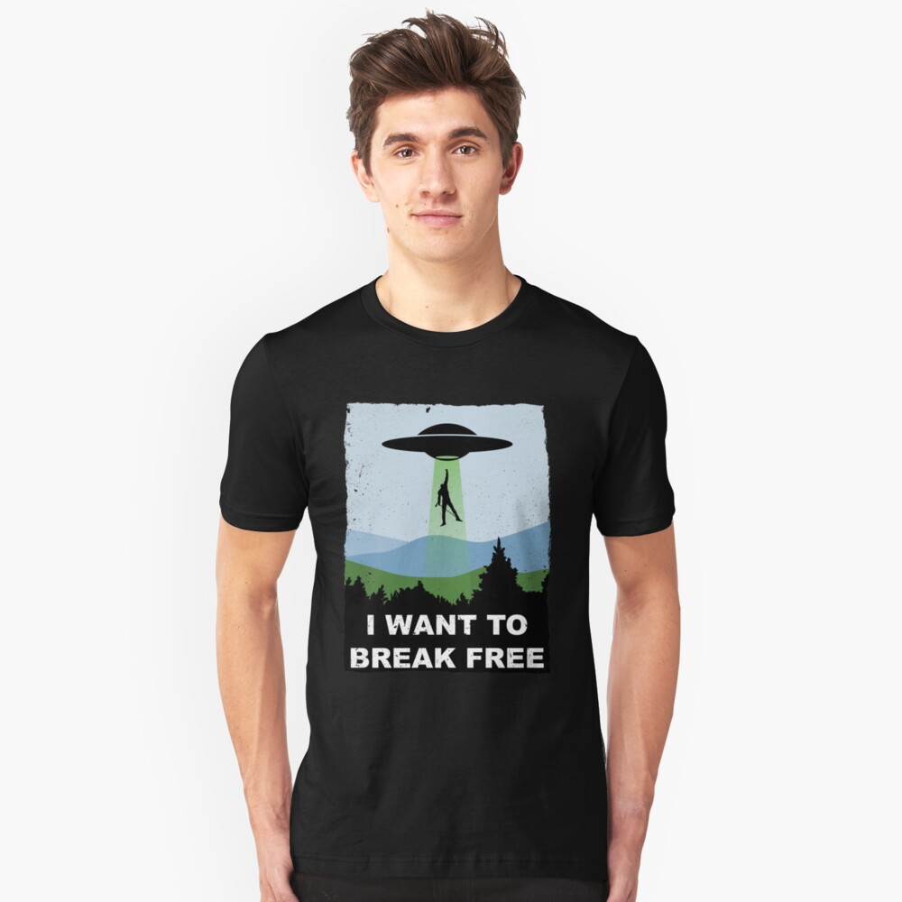 I Want to Break Free - Freddie Returns to Mercury Slim Fit T-Shirt