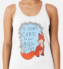 Feministischer Fuchs Racerback Tank Top