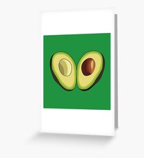 Avocado Heart Greeting Card
