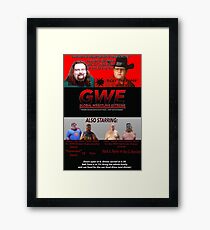 GWE Show Flyer Framed Print