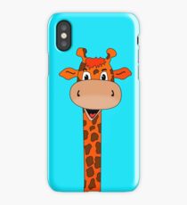 Giraffe Head Cartoon iPhone Case
