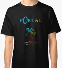 Portal Minimalist Nebula Design Classic T-Shirt
