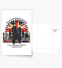 Eliminate the Impossible (Black Text) Postcards
