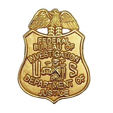 Badge Insigne de l'agent secret du FBI 