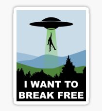 I Want to Break Free - Freddie Returns to Mercury Sticker