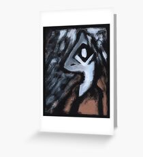 big dark Greeting Card