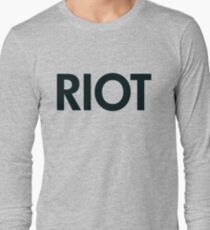 Riot (schwarz) Langarmshirt