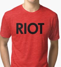 Riot (black) Tri-blend T-Shirt