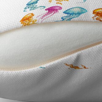 Alternate view of JellyFish Sugar Throw Pillow