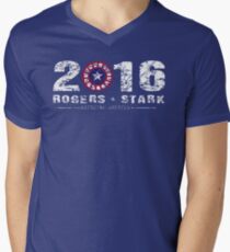 Stark & Rogers: 2016 Men's V-Neck T-Shirt