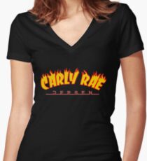Carly Rae Thrasher Women's Fitted V-Neck T-Shirt