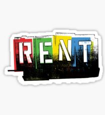 Rent Logo Color Sticker