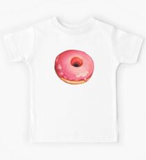 Strawberry Donut Pattern Kids T-Shirt