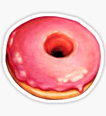 Erdbeer-Donut-Muster Sticker