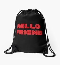 Mr. Robot - Hello friend Drawstring Bag