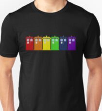 Rainbow Tardis' Unisex T-Shirt