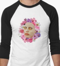 Alyssa Edwards Beauty Mask With Flowers - Rupaul's Drag Race All Stars 2 Men's Baseball ¾ T-Shirt