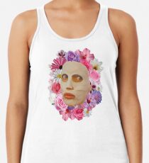 Alyssa Edwards Beauty-Maske mit Blumen - Rupaul's Drag Race All Stars 2 Racerback Tank Top