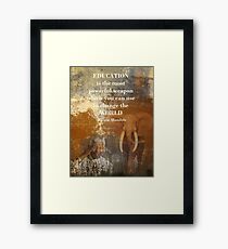 Mandela Framed Print