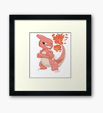 Pokemon-Charmeleon Framed Print