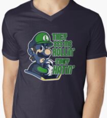Luigi MK8 - Ridin' Dirty Men's V-Neck T-Shirt
