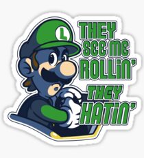 Luigi MK8 - Ridin' Dirty Sticker