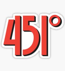 Fahrenheit 451 Sticker