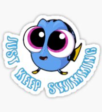 Just Keep Swimming #2 Sticker
