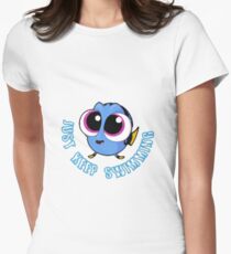 Just Keep Swimming #2 Women's Fitted T-Shirt