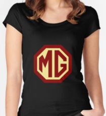 Classic Cars Logo - MG Fitted Scoop T-Shirt