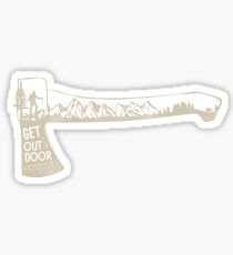 Mountain is calling, Get outdoor Sticker