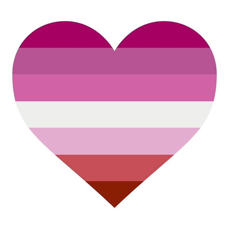 Lesbian Flag Heart Shape Greeting Cards By Seren0 Redbubble
