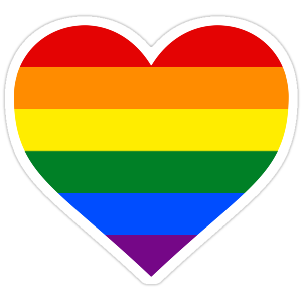 rainbow gay pride sticker