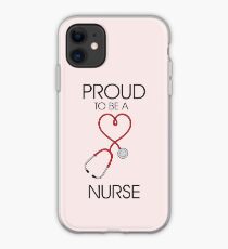 Proud to be a nurse iPhone Case