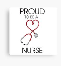 Proud to be a nurse Metal Print