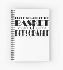 member of deplorable Spiral Notebook