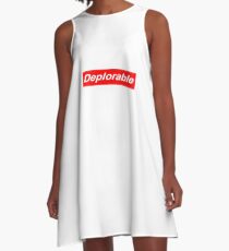 red deplorable A-Line Dress