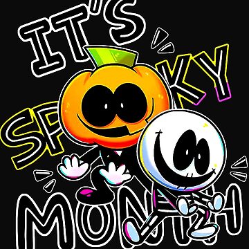 Spooky Month Pump and Skid Sticker - Sticker Mania