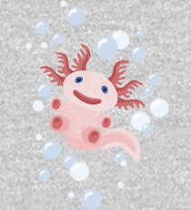 Axolotl and The Bubbles Kids Pullover Hoodie